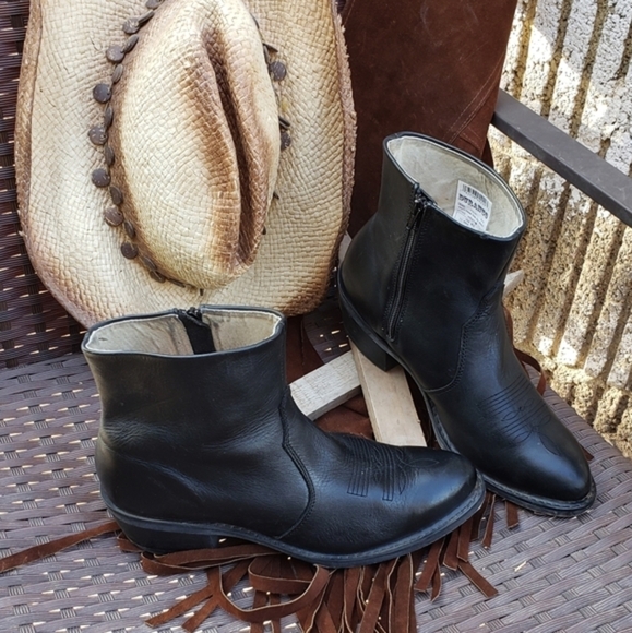 DurangobLeather Side Zip Western Boots DB950 - Picture 2 of 5